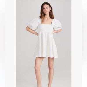 Free People Violet Mini Ivory Dress Size Small